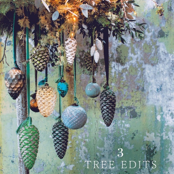 Anthropologie Teal and Bronze Holiday Ornament - Picture 6 of 6